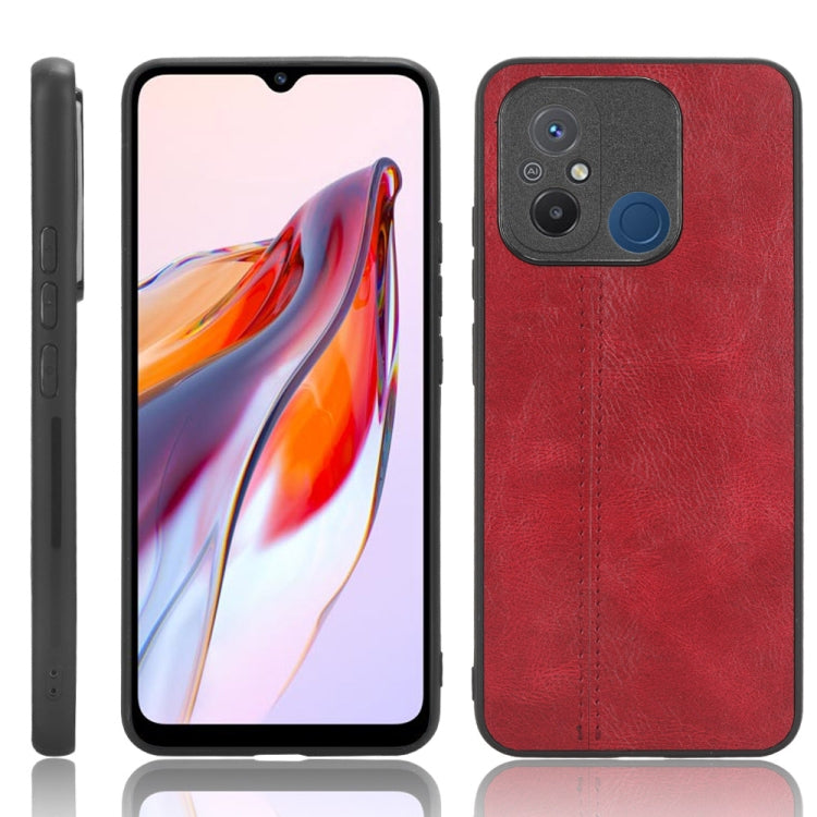 Sewing Cow Pattern Skin PC + PU + TPU Phone Case