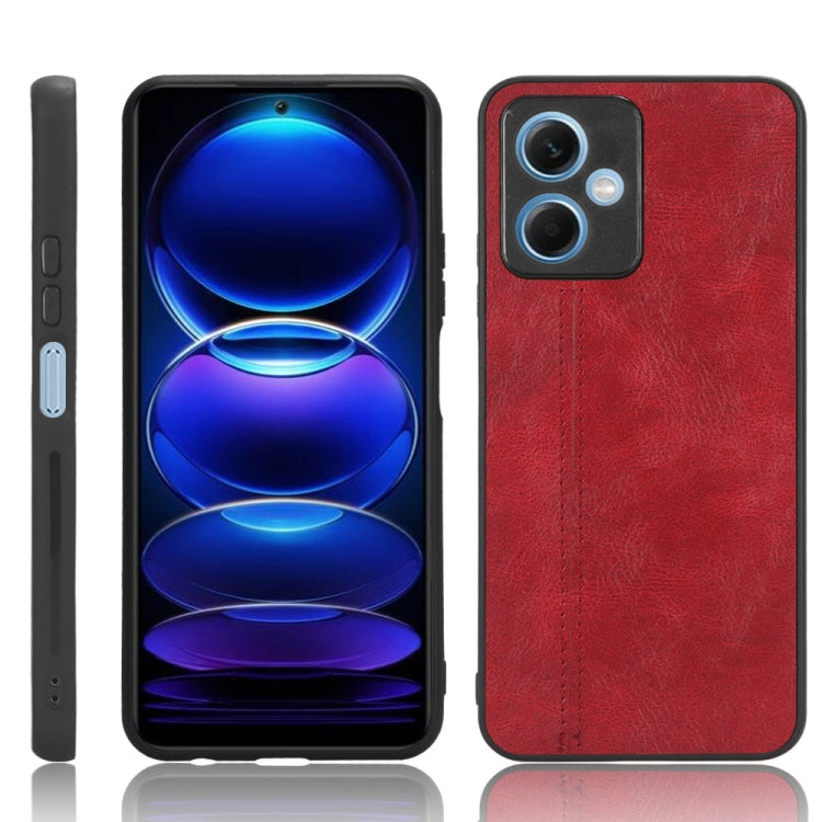 Sewing Cow Pattern Skin PC + PU + TPU Phone Case