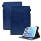Suede Cross Texture Magnetic Clasp Leather Tablet Case