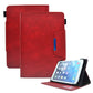 Suede Cross Texture Magnetic Clasp Leather Tablet Case