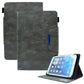 Suede Cross Texture Magnetic Clasp Leather Tablet Case