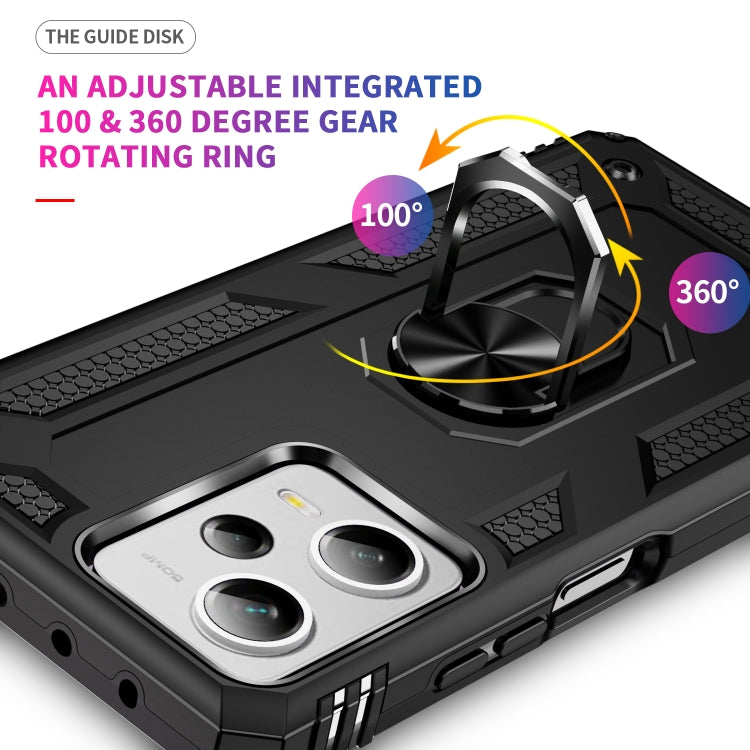 Shockproof TPU + PC Phone Case with Holder