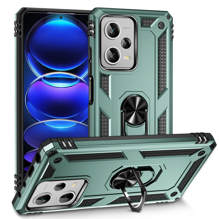 Shockproof TPU + PC Phone Case with Holder