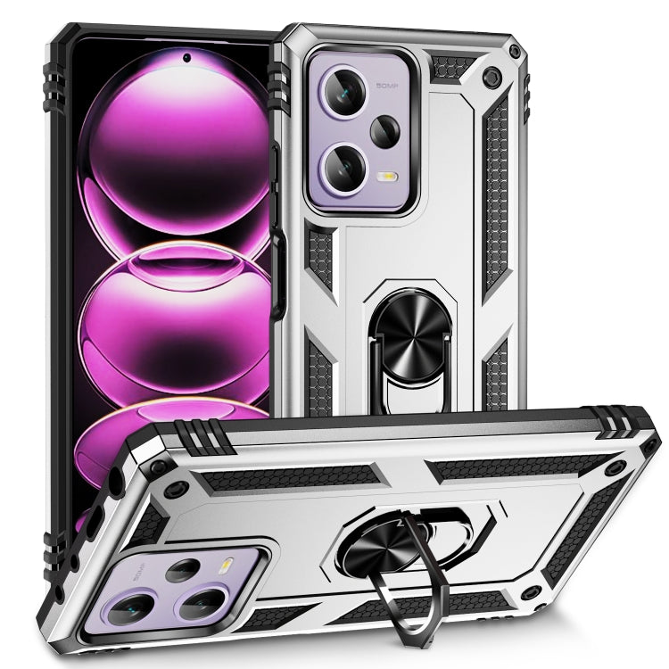 Shockproof TPU + PC Phone Case with Holder