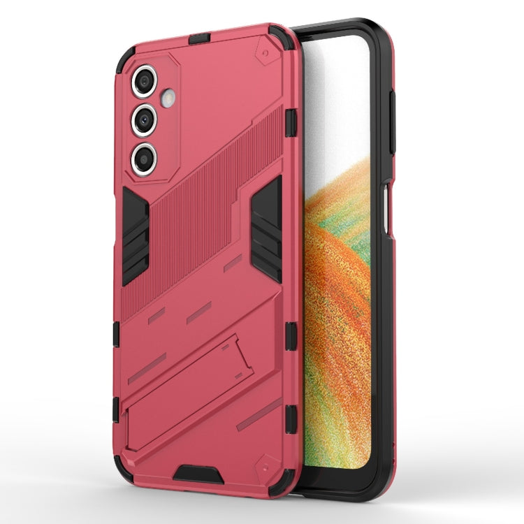 Punk Armor 2 in 1 PC + TPU Shockproof Phone Case with Invisible Holder