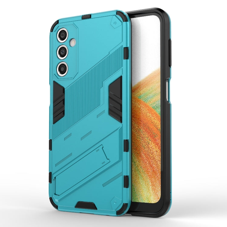 Punk Armor 2 in 1 PC + TPU Shockproof Phone Case with Invisible Holder