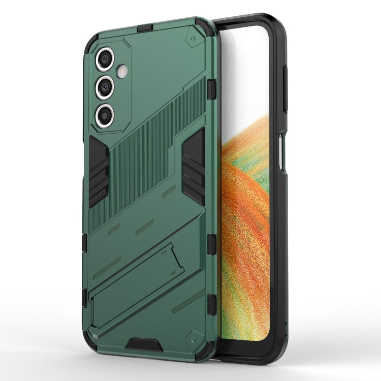 Punk Armor 2 in 1 PC + TPU Shockproof Phone Case with Invisible Holder