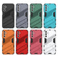 Punk Armor 2 in 1 PC + TPU Shockproof Phone Case with Invisible Holder
