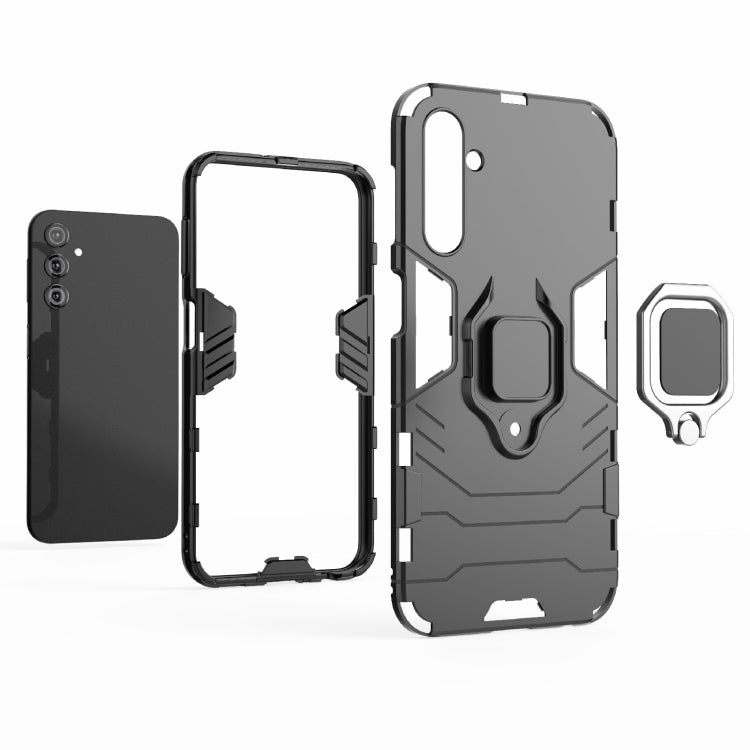 PC + TPU Shockproof Protective Phone Case with Magnetic Ring Holder