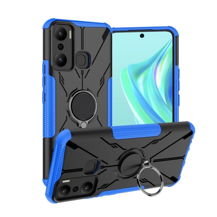 Armor Bear Shockproof PC + TPU Phone Case with Ring