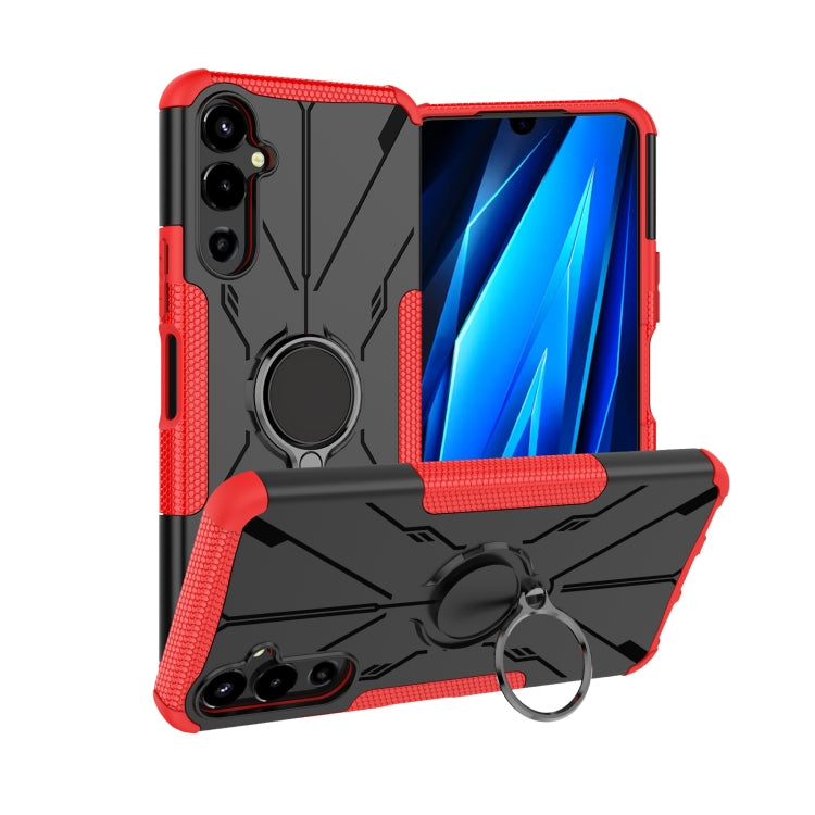 Armor Bear Shockproof PC + TPU Phone Case with Ring