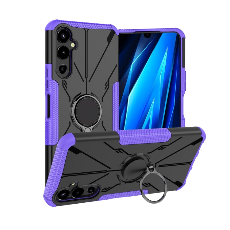 Armor Bear Shockproof PC + TPU Phone Case with Ring