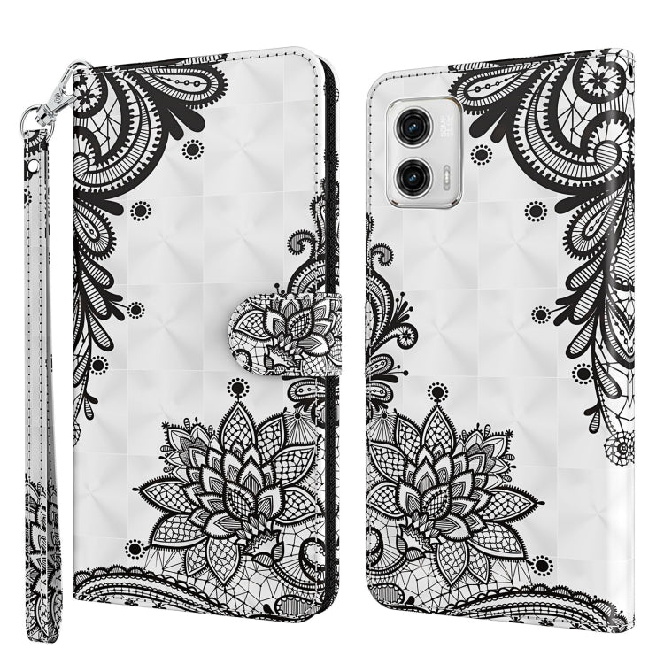 3D Painting Pattern TPU + PU Leather Phone Case