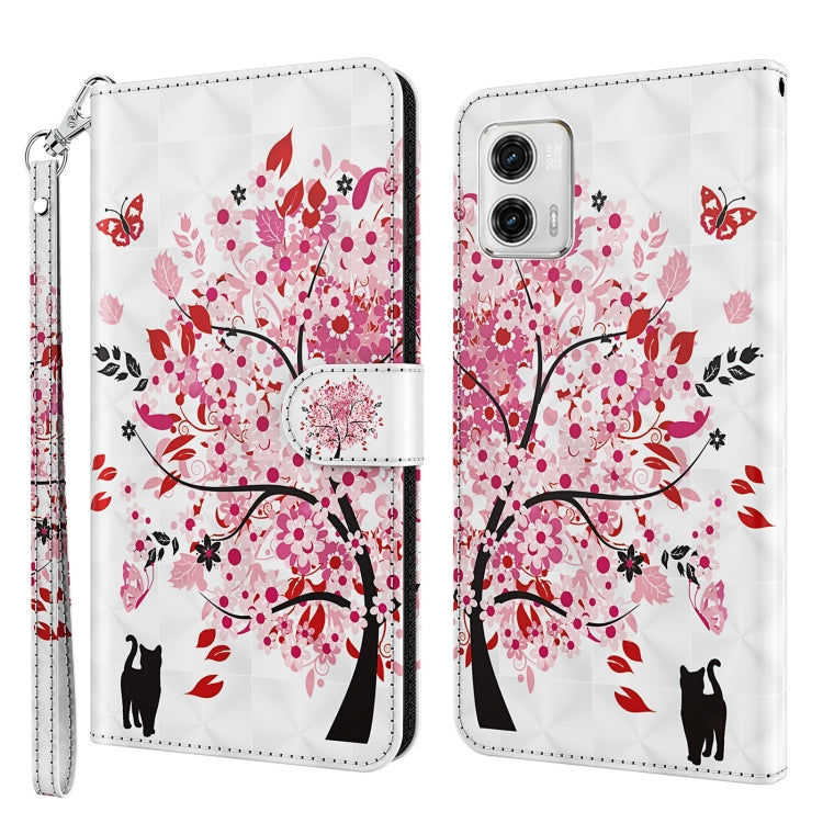 3D Painting Pattern TPU + PU Leather Phone Case