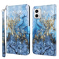 3D Painting Pattern TPU + PU Leather Phone Case