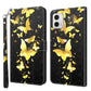 3D Painting Pattern TPU + PU Leather Phone Case