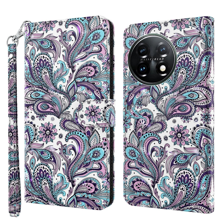 3D Painting Pattern TPU + PU Leather Phone Case