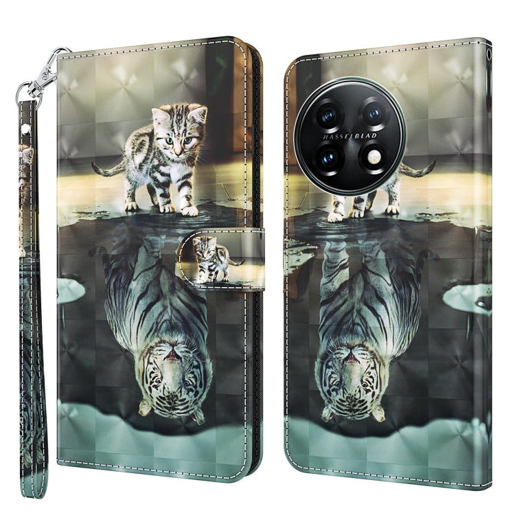 3D Painting Pattern TPU + PU Leather Phone Case