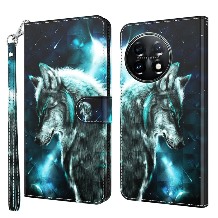 3D Painting Pattern TPU + PU Leather Phone Case