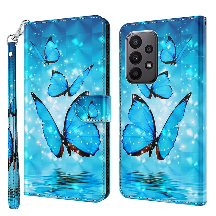 3D Painting Pattern TPU + PU Leather Phone Case