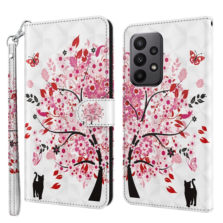 3D Painting Pattern TPU + PU Leather Phone Case