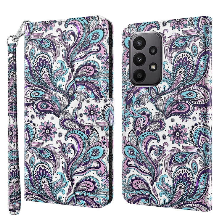 3D Painting Pattern TPU + PU Leather Phone Case