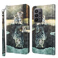 3D Painting Pattern TPU + PU Leather Phone Case