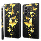 3D Painting Pattern TPU + PU Leather Phone Case