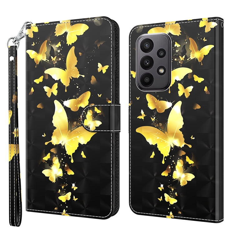 3D Painting Pattern TPU + PU Leather Phone Case