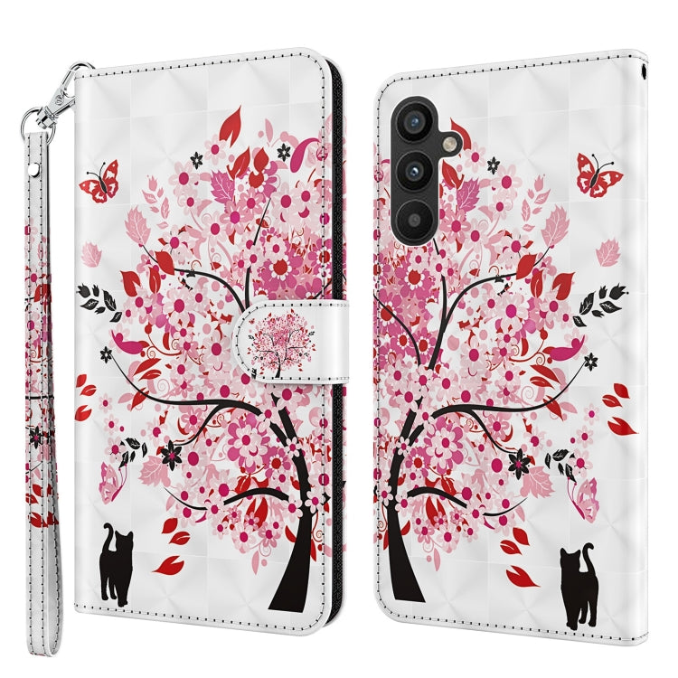 3D Painting Pattern TPU + PU Leather Phone Case