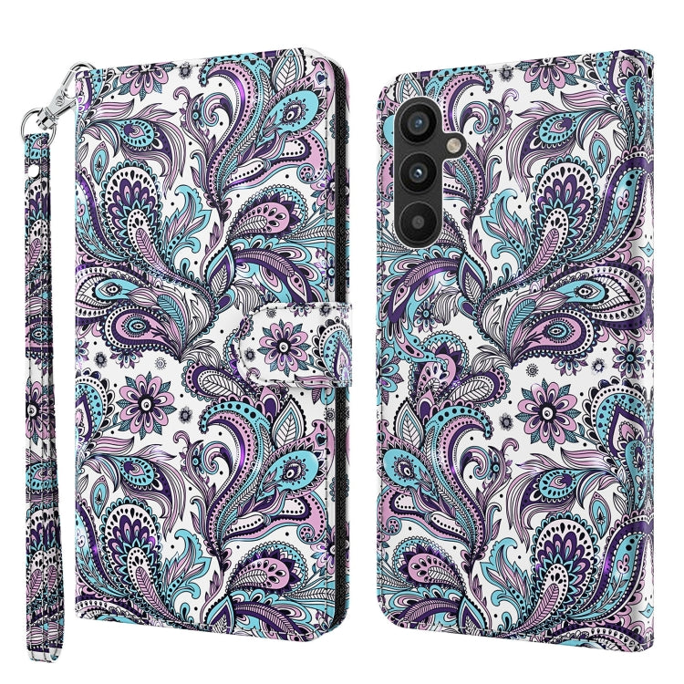 3D Painting Pattern TPU + PU Leather Phone Case