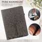 Tree & Deer Pattern Embossed Leather Tablet Case