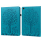 Tree & Deer Pattern Embossed Leather Tablet Case
