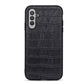 Accurate Hole Crocodile Texture Genuine Leather Phone Case