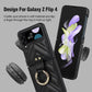 V-shaped Folding Protective Phone Case with Folding Ring