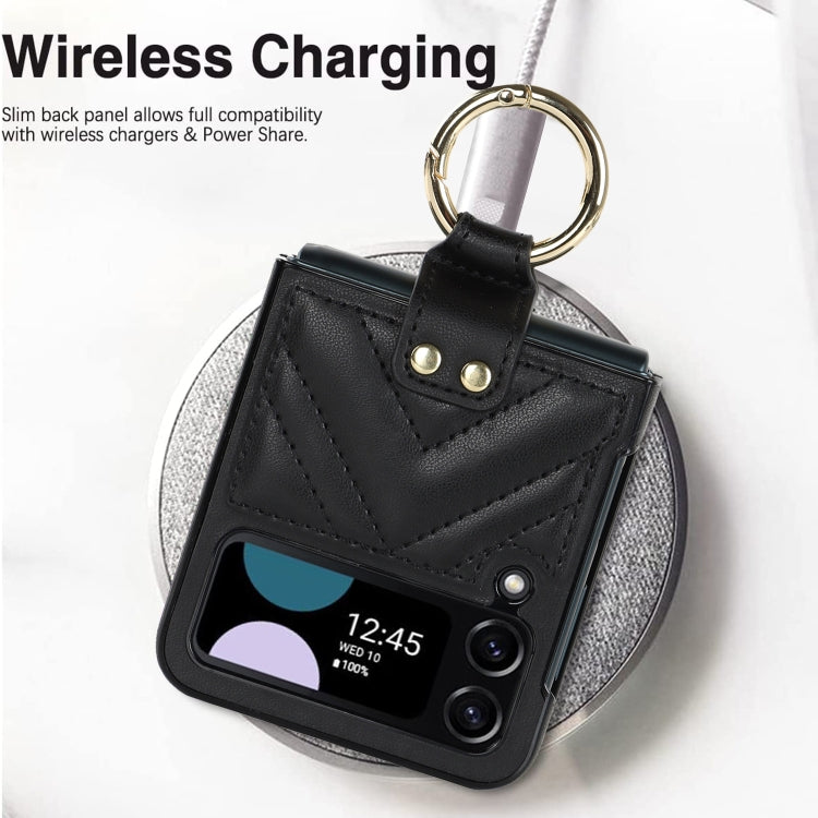 V-shaped Folding Protective Phone Case with Folding Ring