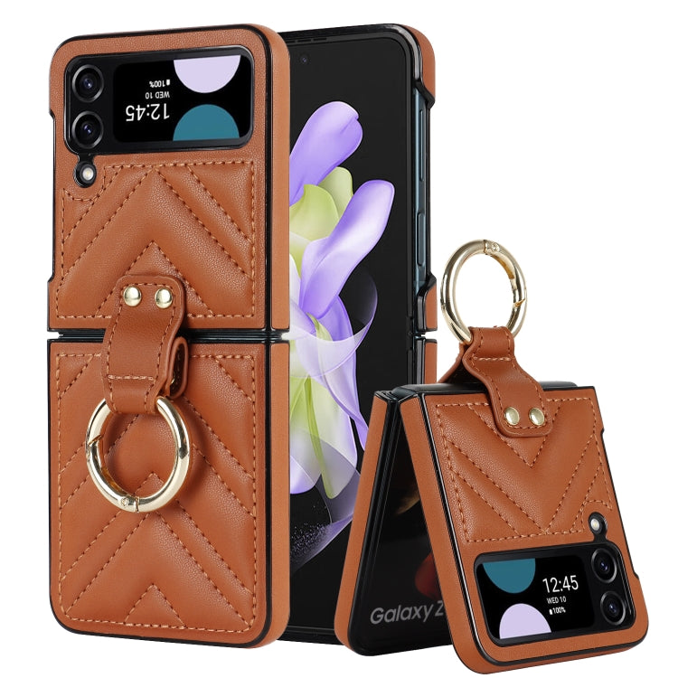 V-shaped Folding Protective Phone Case with Folding Ring