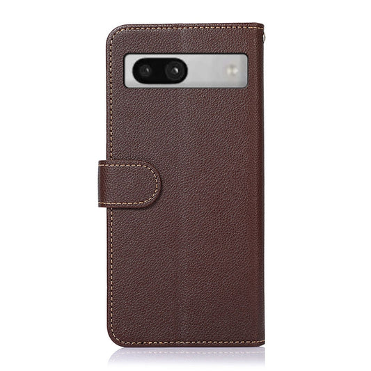 KHAZNEH Litchi Texture Leather RFID Phone Case