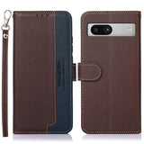 KHAZNEH Litchi Texture Leather RFID Phone Case