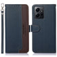 KHAZNEH Litchi Texture Leather RFID Phone Case