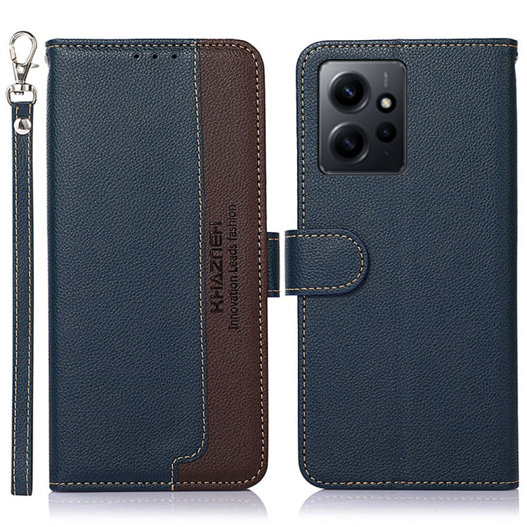 KHAZNEH Litchi Texture Leather RFID Phone Case