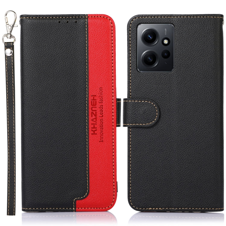 KHAZNEH Litchi Texture Leather RFID Phone Case
