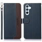 KHAZNEH Litchi Texture Leather RFID Phone Case