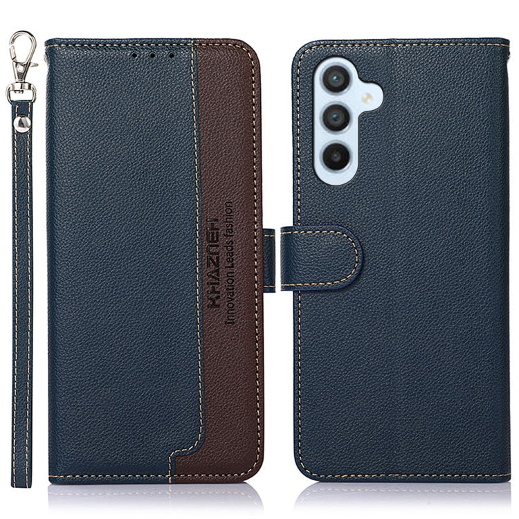 KHAZNEH Litchi Texture Leather RFID Phone Case