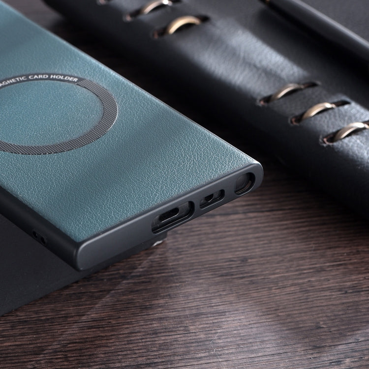 Cloth Texture PU MagSafe Magnetic Phone Case