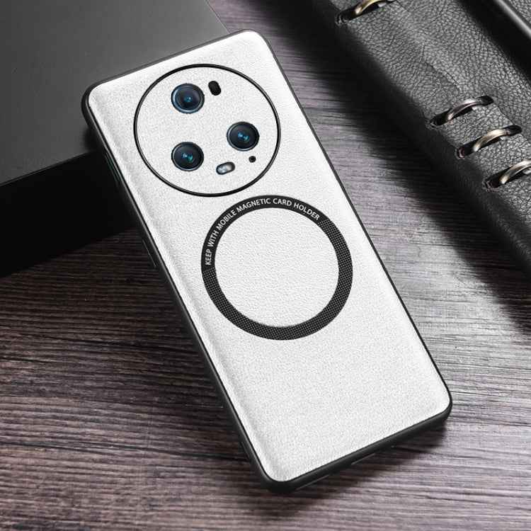 Cloth Texture PU MagSafe Magnetic Phone Case