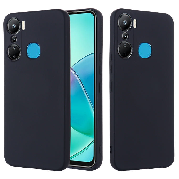 Pure Color Liquid Silicone Shockproof Phone Case