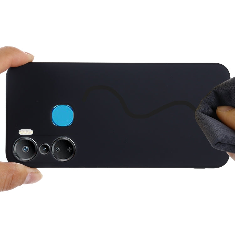 Pure Color Liquid Silicone Shockproof Phone Case