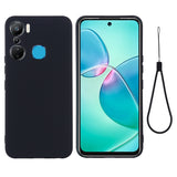 Pure Color Liquid Silicone Shockproof Phone Case