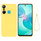 Pure Color Liquid Silicone Shockproof Phone Case